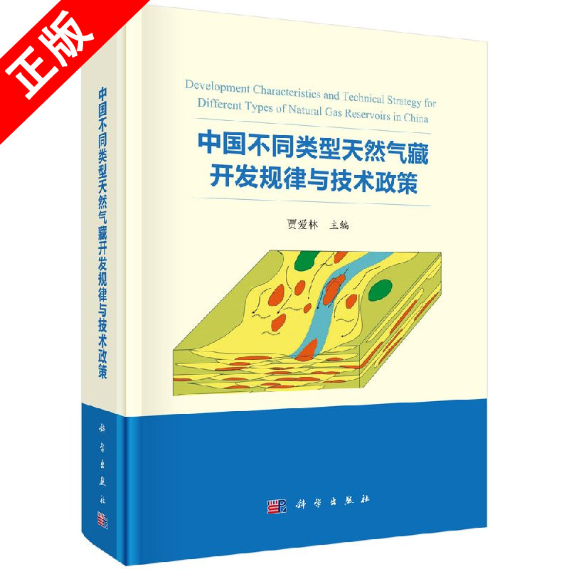 正版中国不同类型天然气藏开发规律与技术政策书籍