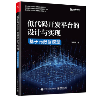 开发平台 低代码 设计与实现基于元 数据模型 开发平台设计与开发书籍 服务数据库主数据界面展现功能配置 书