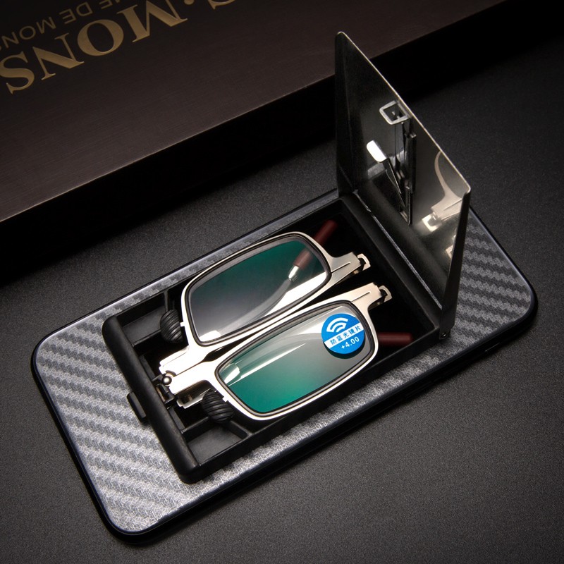 贴在手机上的高端品牌老花眼镜