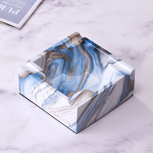 简约现代大气烟灰缸高级感轻奢创意家用民宿酒店摆件logo定制礼品