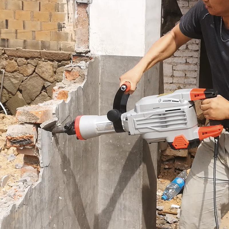 华致大功率重型电镐电锤打石混凝土工业电动单用风镐风炮冲击钻