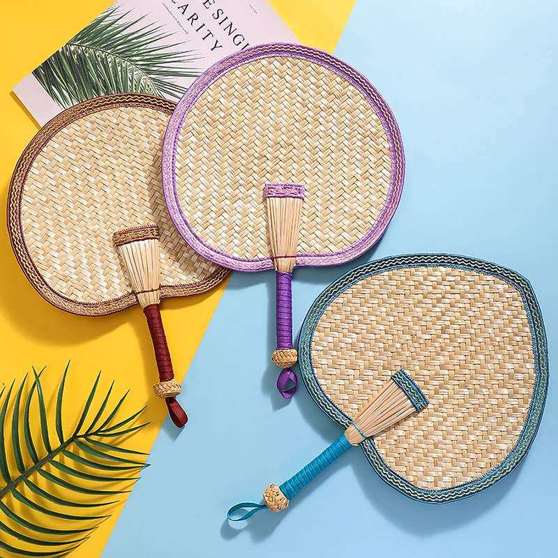 扇子乘凉蒲扇老式夏季老人纳凉蒲草古风随身手摇传统宝宝草扇驱蚊