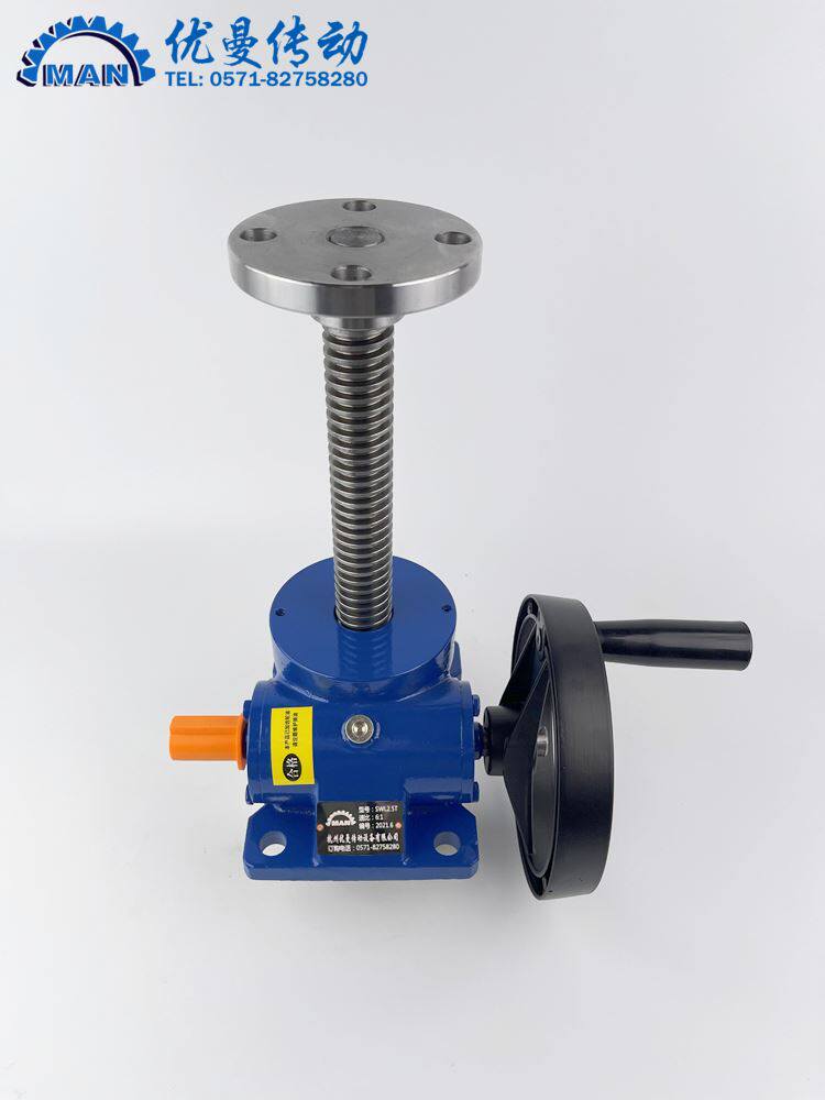 swl丝杆升降机 手摇手动升降台 轻小型提升平台电动四台联动螺杆