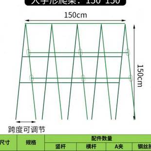 促阳台菜园种菜蔬菜爬藤架子豆角架杆黄瓜支架支撑杆攀爬架园艺新