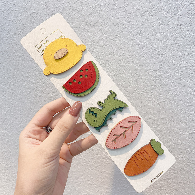 杨倩同款小黄鸭bb夹碎发整理神器