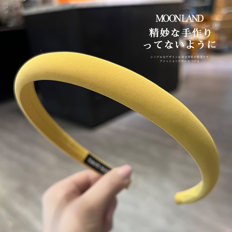 纯色头箍高颅韩国简约
