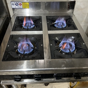 煲仔炉商用不锈钢熄火保护四六八灶眼燃气炉灶3468多头液化气砂锅