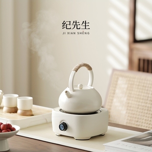 器罐罐煮茶炉全套 围炉煮茶电陶炉家用室内电炉煮茶茶壶烤火炉套装