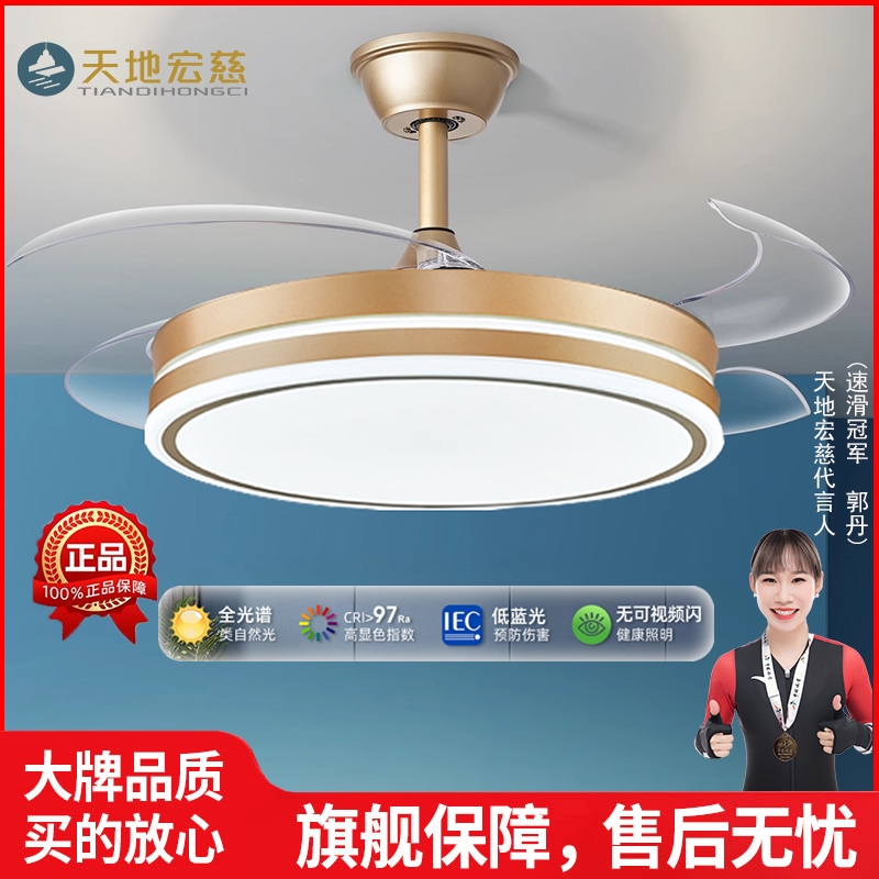 天地宏慈吸顶风扇灯吊扇灯隐形电