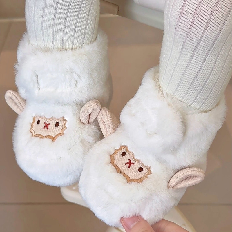 婴儿冬季棉鞋0-1岁加绒加厚男女宝宝保暖鞋6-12个月不掉鞋新生儿8