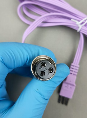 全日康电脑中频理疗仪J48A型配件导线新款三针电极线输出线按摩