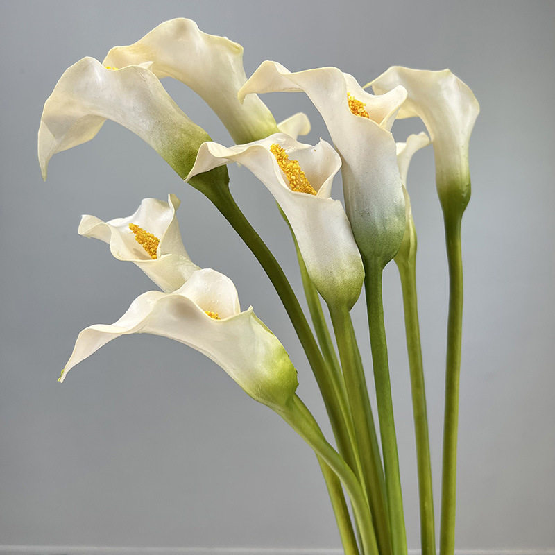 仿真花厚PU马蹄莲假花海