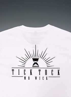 John Wick 白色T恤 BABA YAGA