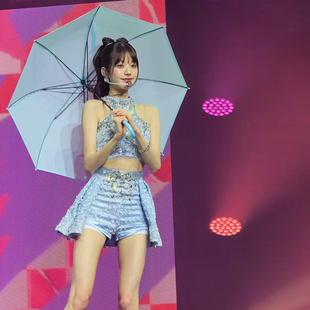 IVE韩国女团打歌服张元英同款演出服重工钉珠烫钻套装爵士舞JAZZ