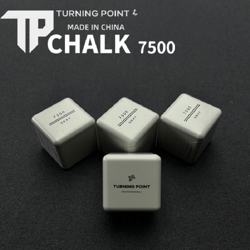 tp巧克粉7500TurningPoint职业中式黑八斯诺克干性九球杆台球枪粉