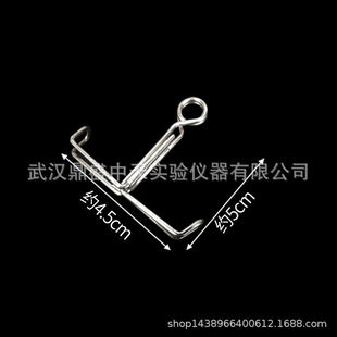 2026新款金属螺旋弹簧乳胶管夹实验器材皮管止水夹专用橡胶管夹具