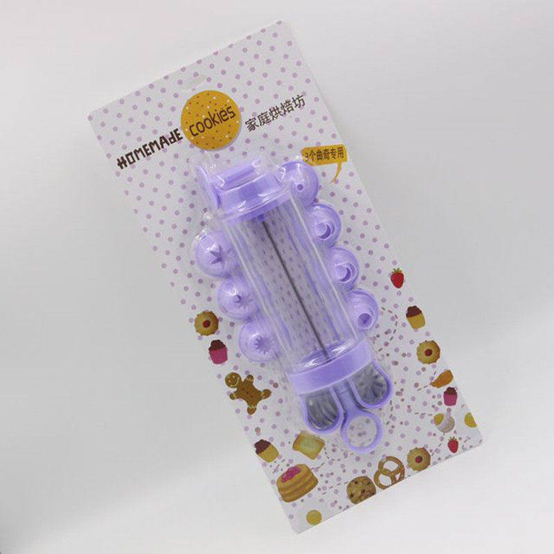 奶油裱花器18件套 烘焙用品曲奇饼干裱花嘴裱花枪曲奇枪 厂家