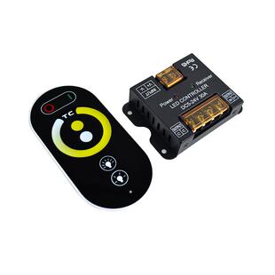 LED灯带控制器铁壳大功率30A调光器灯条灯箱单色双色温遥控调光