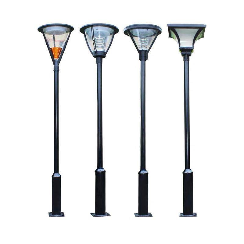 庭院灯户外防水3米7字灯铝型材景观灯柱led花园小区太阳能道路灯