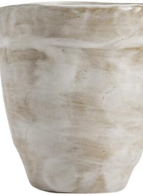 德玉堂纯手工粉引岩矿白色分茶器家用茶海复古匀杯公杯公道杯