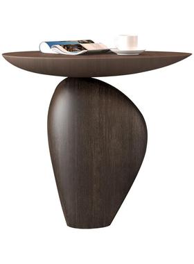 创意边几客厅样板间设计师艺侘寂风沙发角几摆件艺术鹅卵石