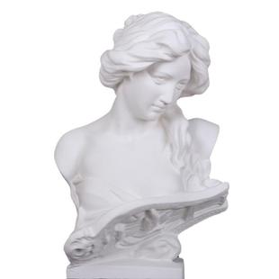 大琴女素描石膏像写生美术石膏人物头像静物美术教室基础