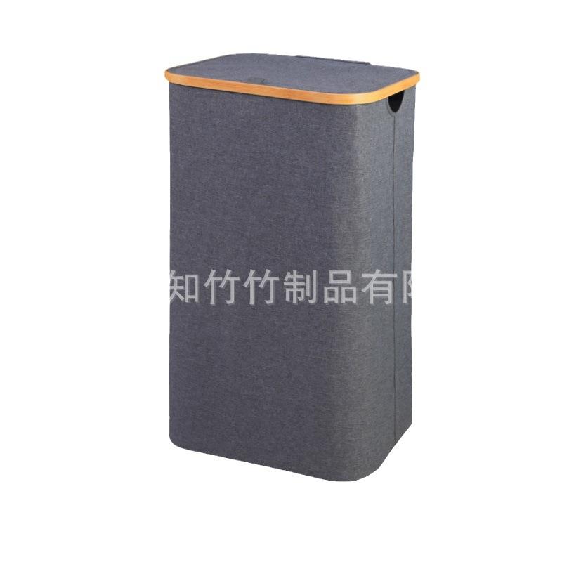 牛津布脏衣篮布艺可折叠脏衣服篓日式洗衣筐配网袋家用收纳筐筐子