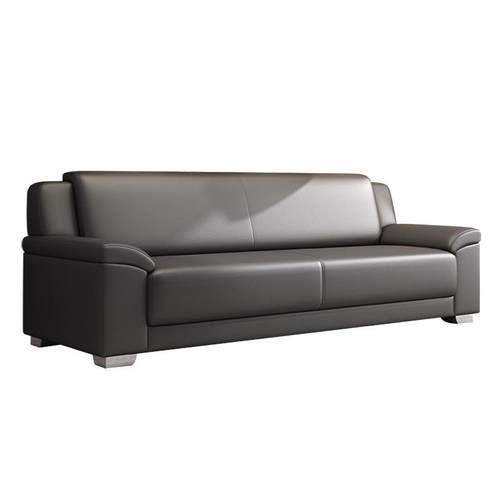 办公室沙发现代简约商务洽谈会客区休息接待室三人位茶几组合