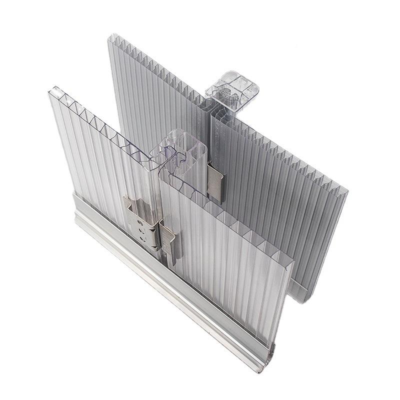 锁扣阳板光招牌门头光扩隔散室内断隔WYY板米空字结构pc中板U型拼