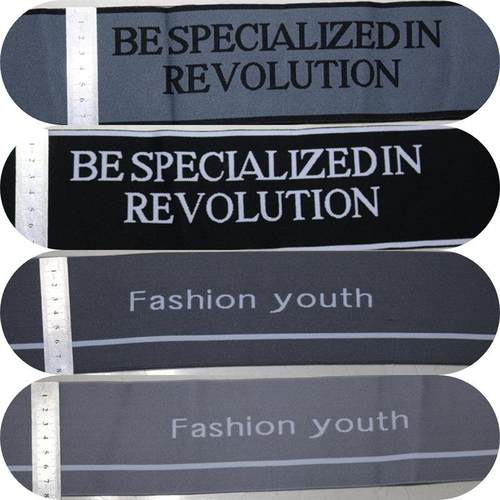 10公分8公分大尺寸提花仿尼龙松紧织带裤头束腰健身织带厂家现货