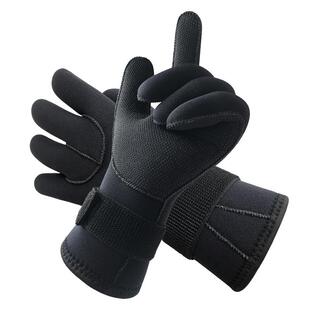 mm5mm潜水手套男冬泳抓鱼防滑防刺耐磨潜浮手套保暖防寒潜水服