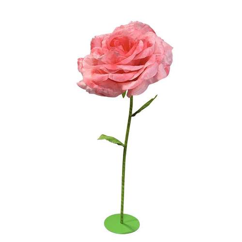 超大仿真手工玫瑰花婚礼道具巨型纸艺商场成品美陈装饰情人节布置