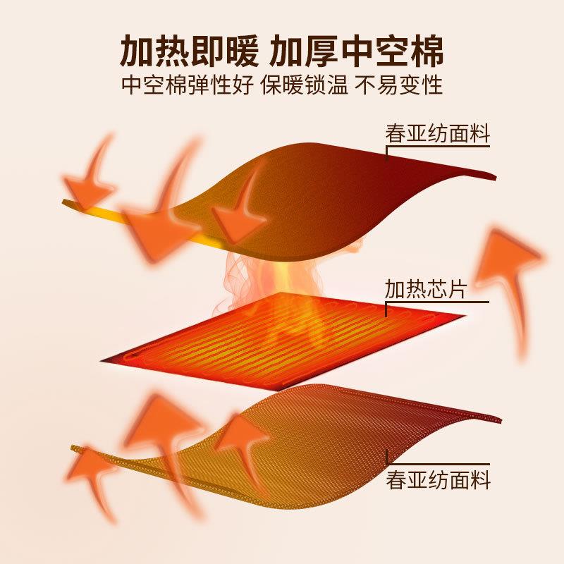 加热睡袋户外野营羽绒睡袋可拼接电热USB发热保暖可机洗