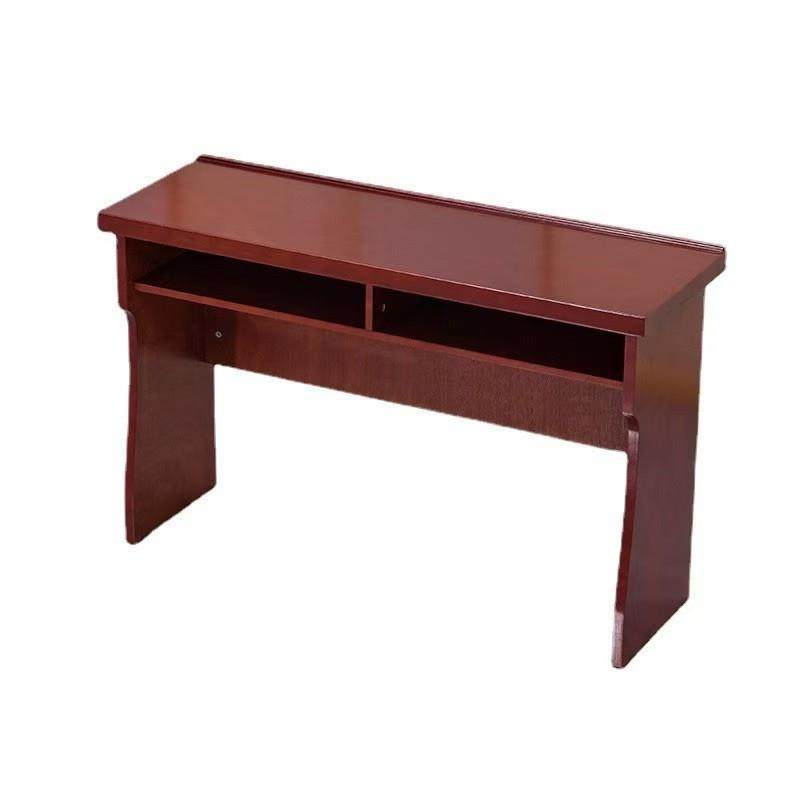 会议桌会议培训桌椅1.2米1.8米双人会议桌实木皮油漆会议桌椅组合