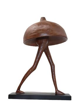 美豹创意卡通树脂摆件样板房售楼处桌面书柜书饰品家具金属小闹钟