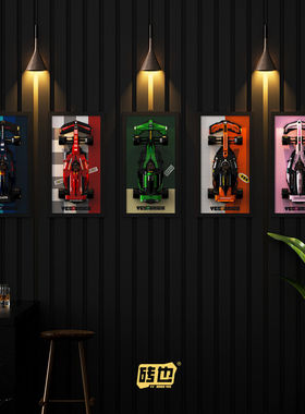 砖也微小拼装积木2228-2232赛车F1系列孩玩具益智模型