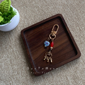 民族风复古创意流苏串珠背包挂件简约百搭女生闺蜜钥匙扣配饰礼品