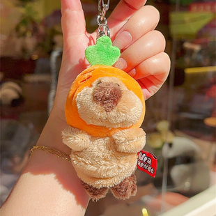 乌拉尔旱獭胡萝卜帽子玩偶背包挂件卡通土拨鼠公仔钥匙扣儿童礼品