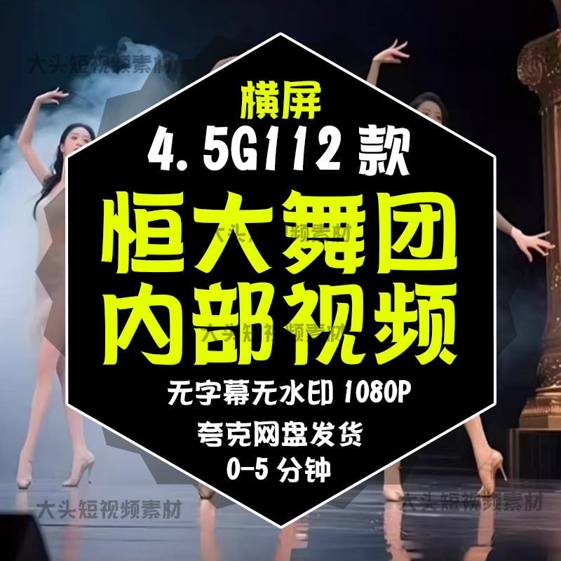 恒大歌舞团舞蹈视频精选顶级艺术盛宴跳舞白晶晶超清舞姿夸克网盘