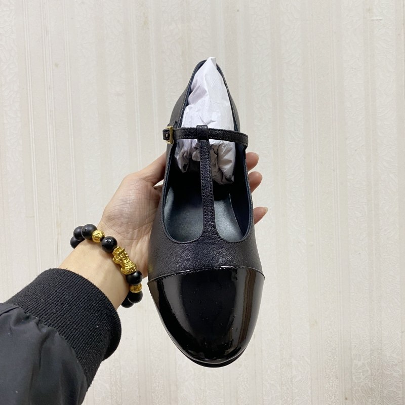TC家莞产好货真皮法式复古T形带玛丽珍女鞋 赫本风时尚百搭单鞋