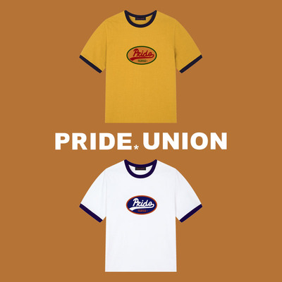 PrideUnion重磅美式复古印花T恤