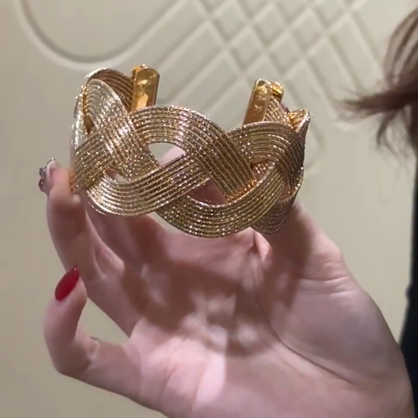 中古vintage金色多层缠绕