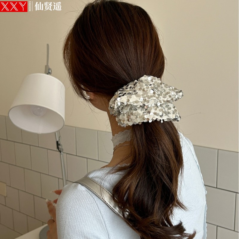 亮片大腸發圈~仙賢遙大腸圈頭飾