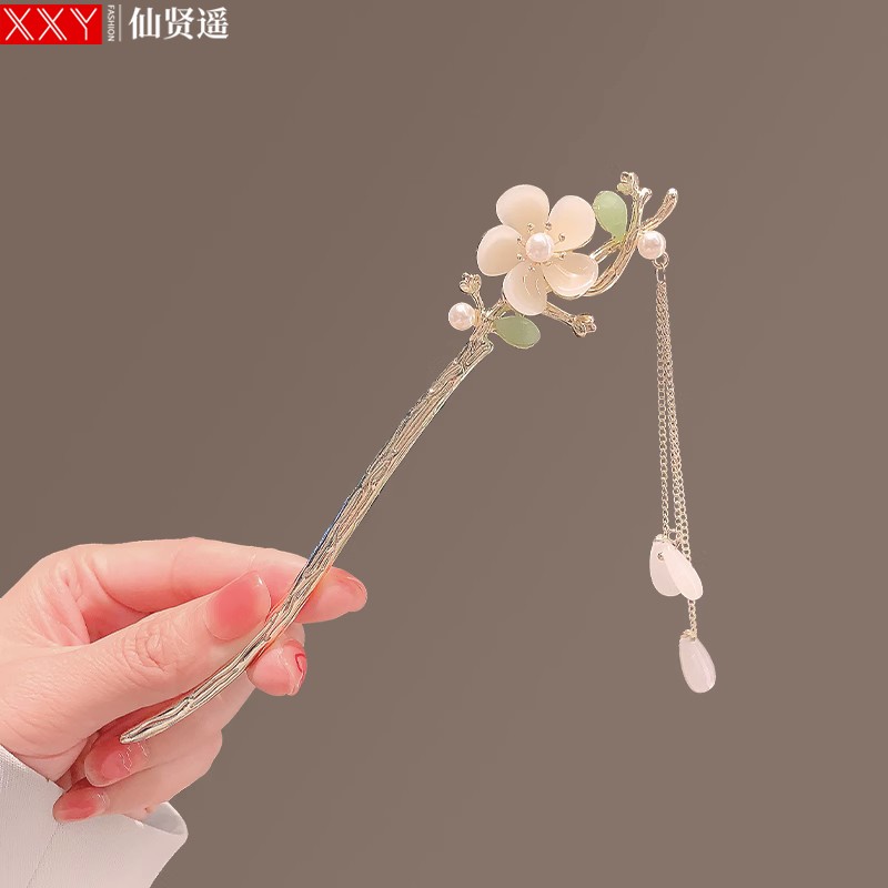 玉兰花发簪古风簪子汉服头饰女