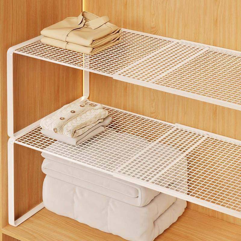 衣柜衣物分层隔板柜子分层架隔板置物板收纳神器橱柜内可伸缩鞋架,收纳整理,整理隔板,淘宝优惠券,粉丝福利购,淘宝优惠卷