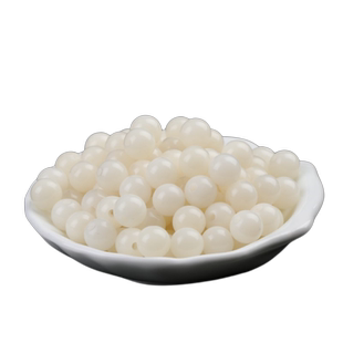 杰米天然白玉菩提根散珠手串十八子手链手持高抛老型圆珠情侣链子