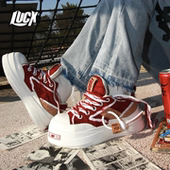 百搭厚底鞋 冬季 Lucx板鞋 面包鞋 2025新品 时尚 转运鞋 情侣男女款 爆款