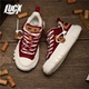 子2025冬季 厚底增高休闲鞋 新款 Lucx鞋 新年红酒色板鞋 情侣款 面包鞋
