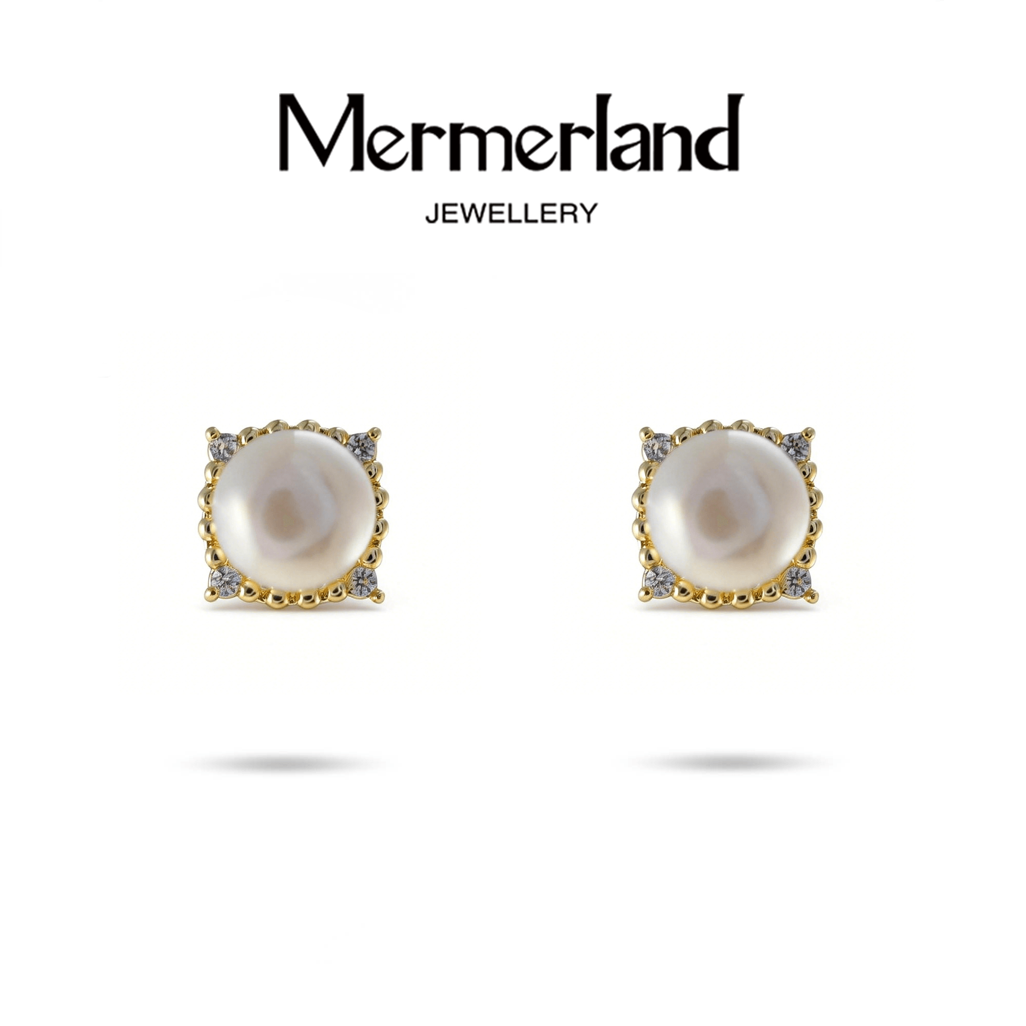 Mermerland耳饰S925银耳针闪耀锆石优雅淡水珍珠耳钉新年礼物女,珠宝/钻石/翡翠,耳饰,淘宝优惠券,粉丝福利购,淘宝优惠卷