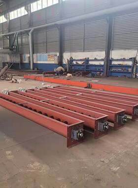 水泥厂粉尘输送设备 碳钢材质 LS300X7m长 螺旋输送搅刀U型稳定